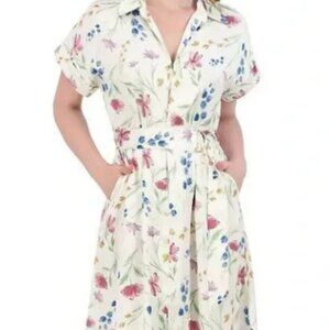 French Connection Women's Short Shirt Dress Size - Small Floral